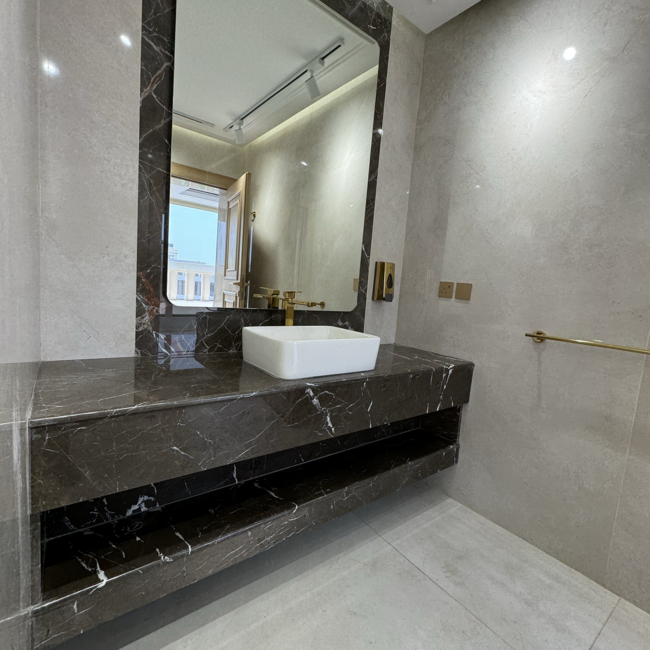 bathroom design by New Look for Ibrahim Al Qurashi Perfumes boutique