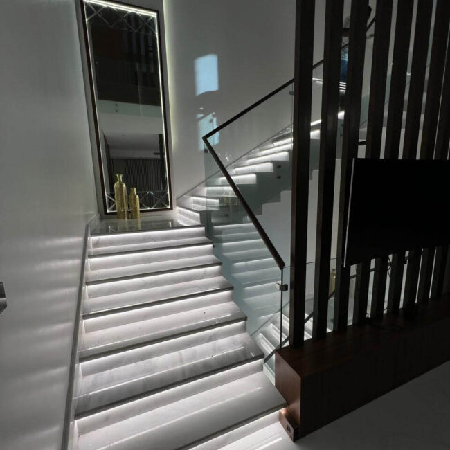 stairs design for a private villa by New Look
