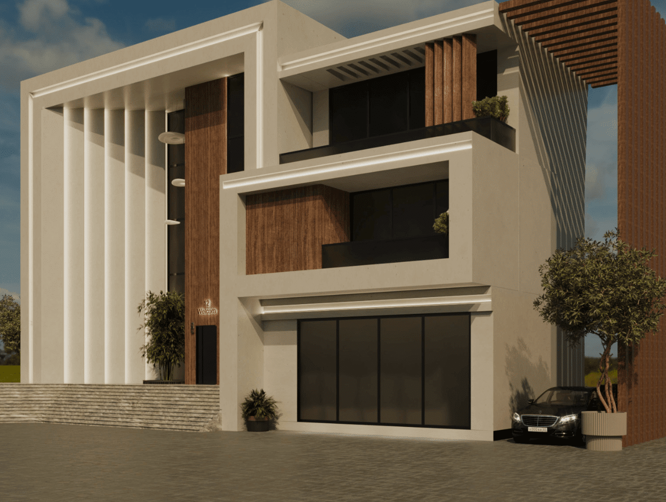 private villa design by New Look
